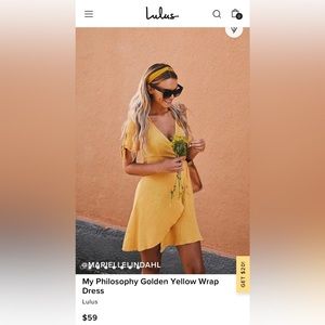 Yellow sun dress
